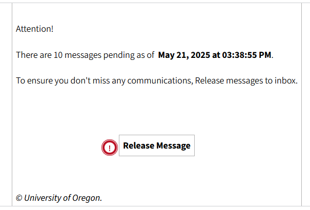 email recieved from users