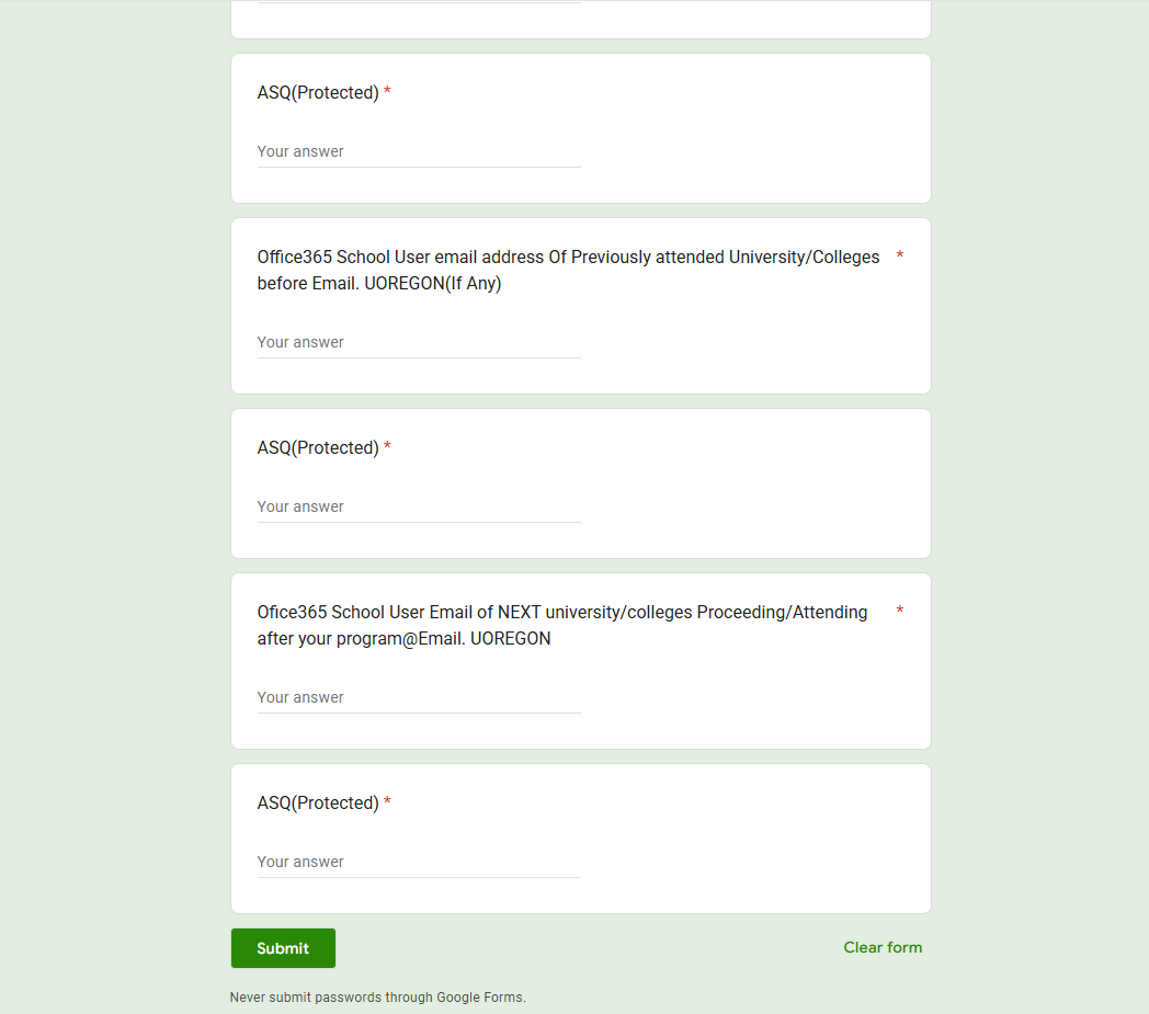 Image of what is being asked on the form.